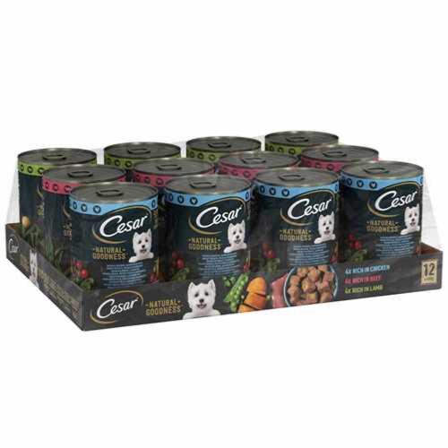 Cesar | Grain Free Wet Dog Food | Natural Goodness in Loaf Selection - 12 x 400g