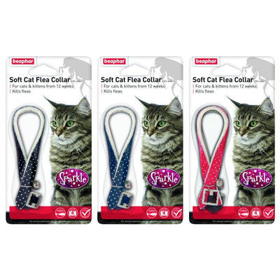 Beaphar | Cat Flea Control | Adjustable Sparkle Safety Collar