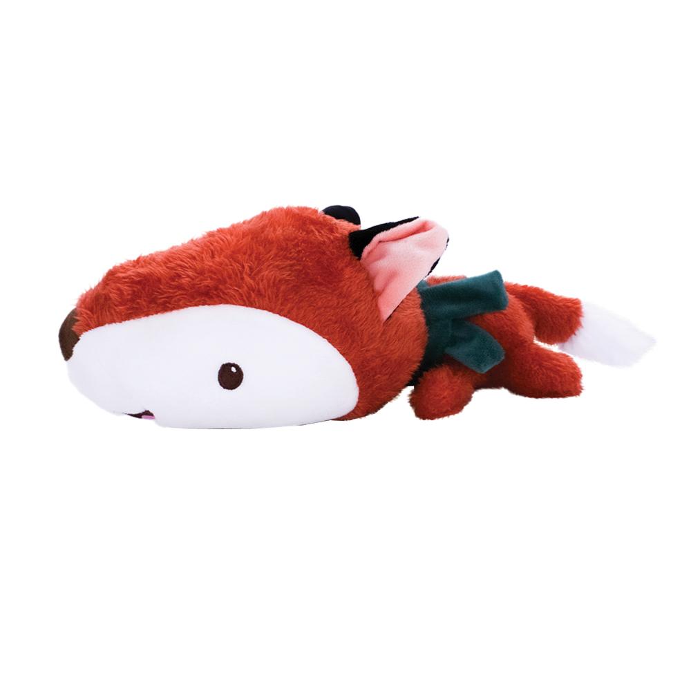 Holly & Robin | Big Head Bottle Cruncher Festive Fox Toy – petconnection.ie