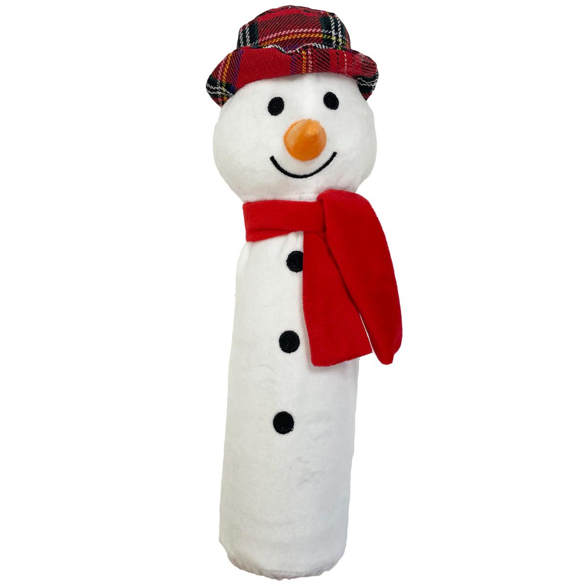 Holly & Robin | Christmas Dog Toy | Bottle Body Snowman