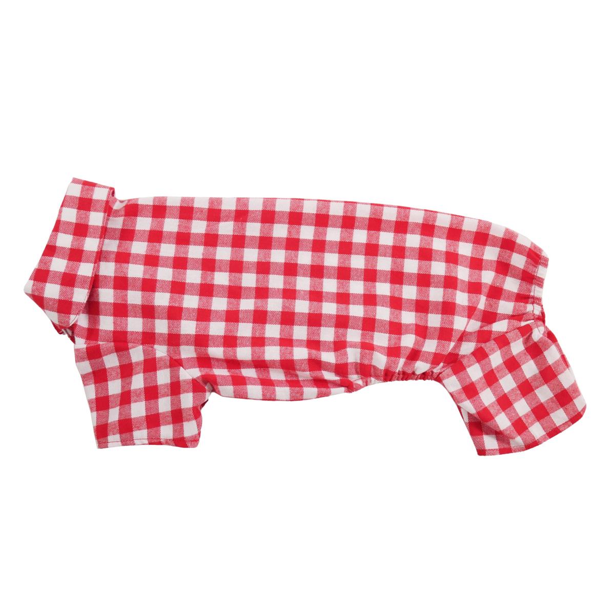 Cupid & Comet | Dog Christmas Outfit | Festive Gingham Pyjamas