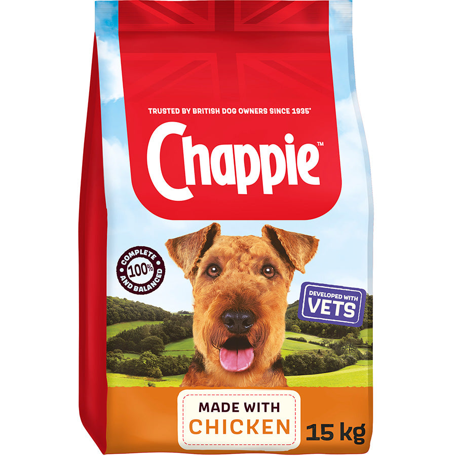 Chappie | Dry Dog Food | Adult | Chicken & Wholegrain - 15kg