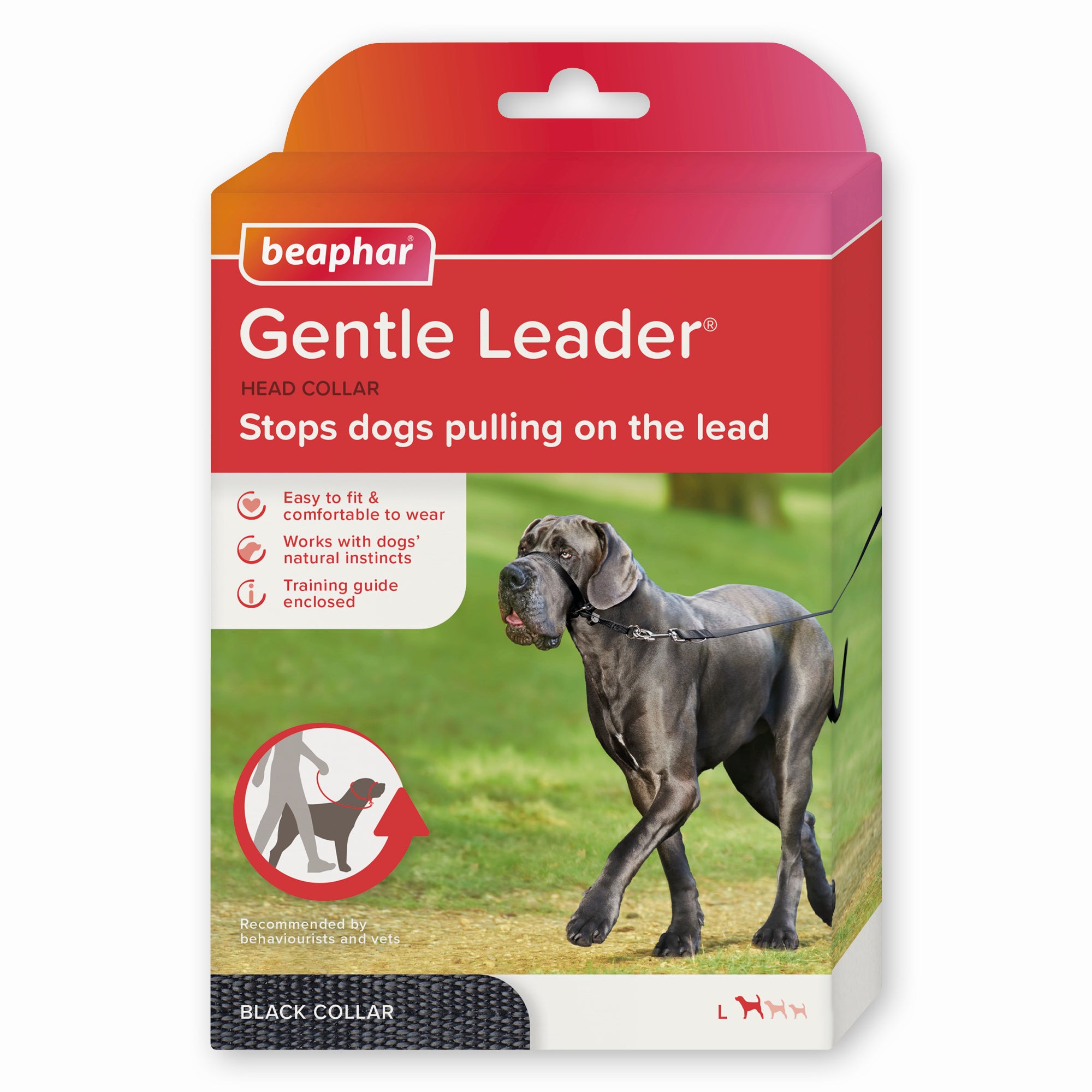 Gentle Leader Dog Walking No Pull Headcollar Black