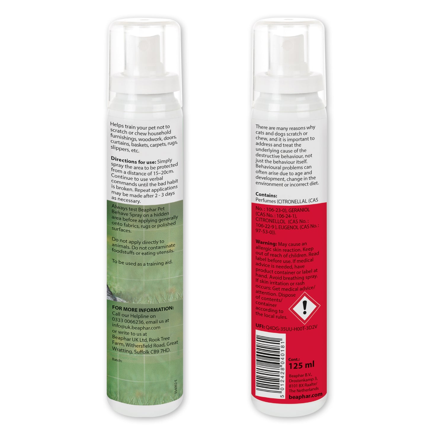 Beaphar | Dog Training | Pet Behave Anti-Chew Spray - 125ml