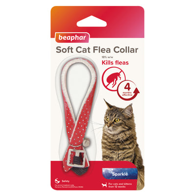 Beaphar | Cat Flea Control | Adjustable Sparkle Safety Collar