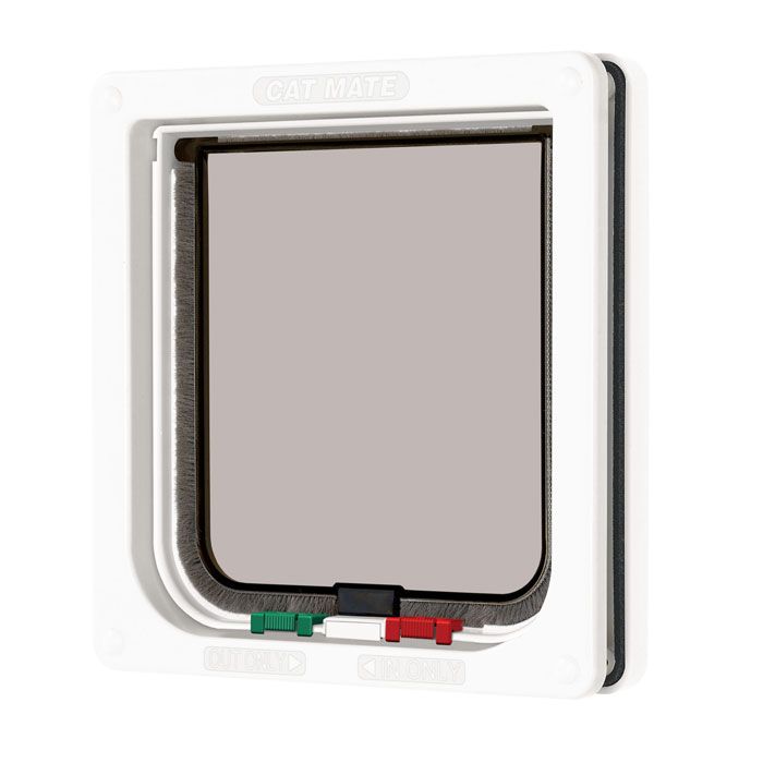 Cat Mate | Cat Flap | 4 Way Locking - Large - White