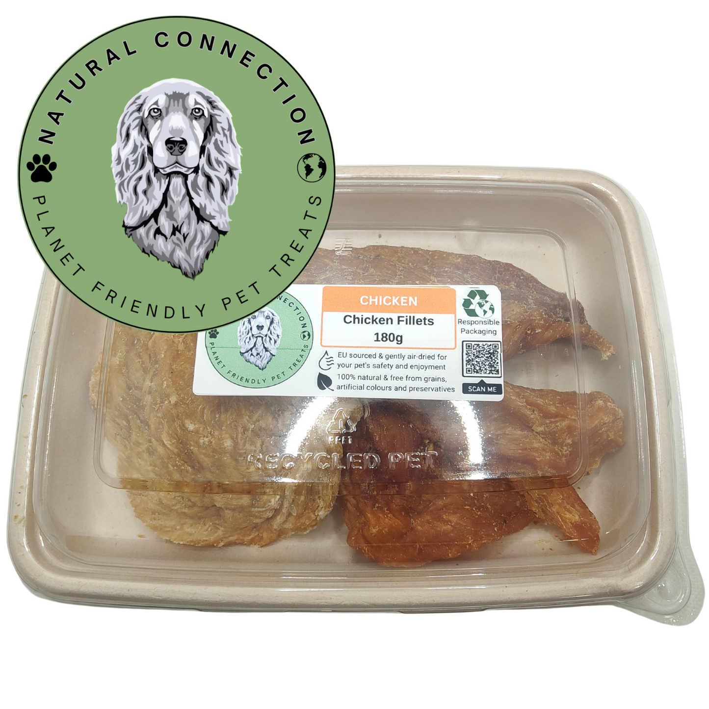 Chicken Breast Fillets | Gentle Air Dried Delicious High Protein Treats by Natural Connection