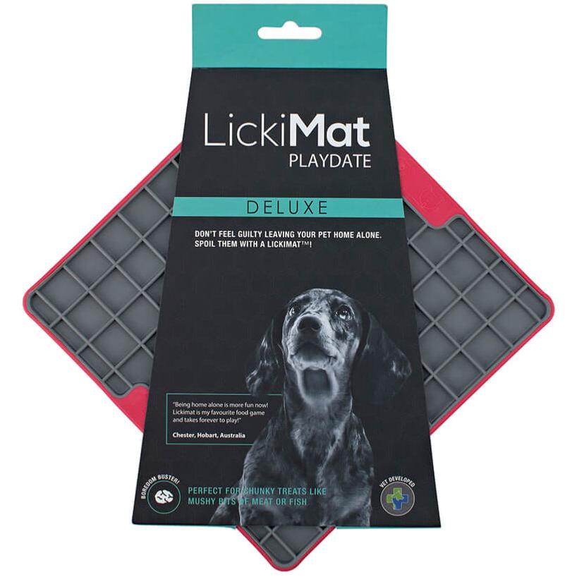 LickiMat | Dog Treat Toy | Tuff Deluxe Playdate Licking Mat