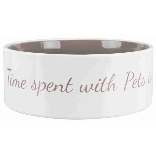 Trixie | Pet's Home | Ceramic Dog Bowl - Beige