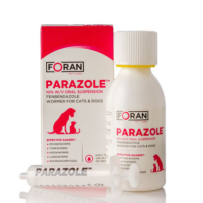 Foran Parazole | Fenbendazole 10% | Cat & Dog Liquid Dewormer - 100ml