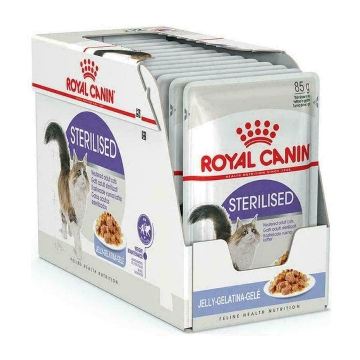 Royal Canin | Feline Care | Wet Cat Food Pouch | Sterilised in Jelly Multipack - 12 x 85g