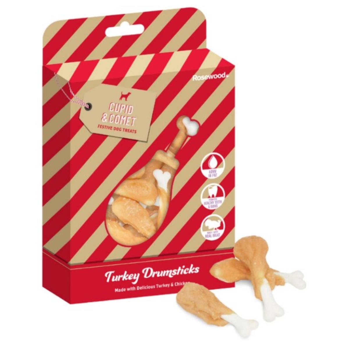 Cupid & Comet | Christmas Dog Treats | Turkey Drumsticks