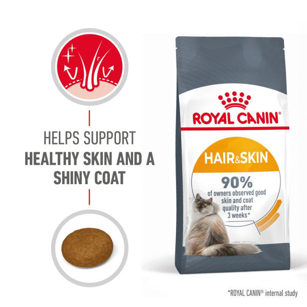 Royal Canin | Feline Health Nutrition | Dry Cat Food | Hair & Skin Care - 10kg