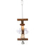 Trixie Natural Living Bell, Rope & Wood Bird Toy