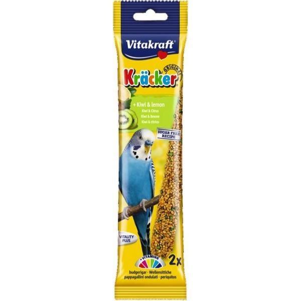 Vitakraft Kracker Budgie Treat Sticks (2 Pack) - Kiwi & Citrus