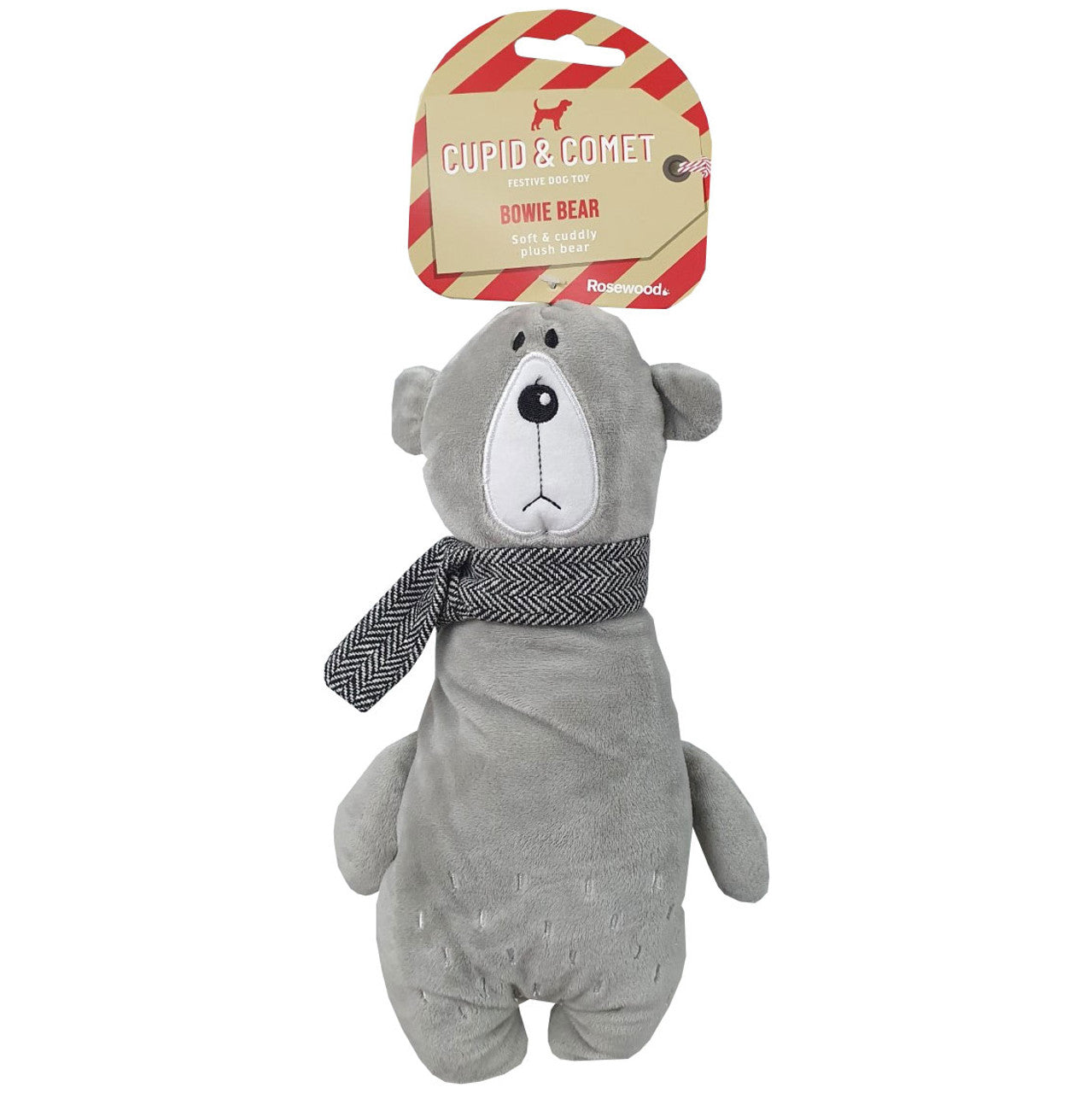 Bowie Bear | Christmas Plush Dog Toy by Cupid & Comet