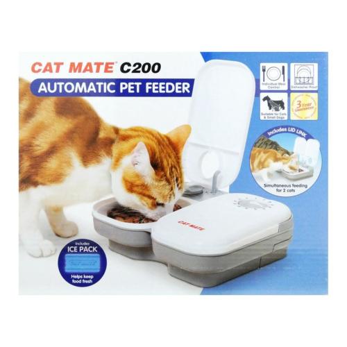 Cat Mate C20 Automatic 2 Meal Feeder With Ice Pack Pet Connection petconnection.ie