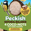 Peckish | Wild Bird Food | Natural Balance Coco-Not Feeder - 4 Pack