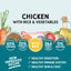 Naturo | Gluten Free Wet Dog Food | Chicken with Rice & Vegetables 400g