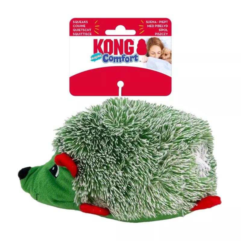 KONG Holiday | Christmas Plush Dog Toy | Comfort Hedgehug - Medium