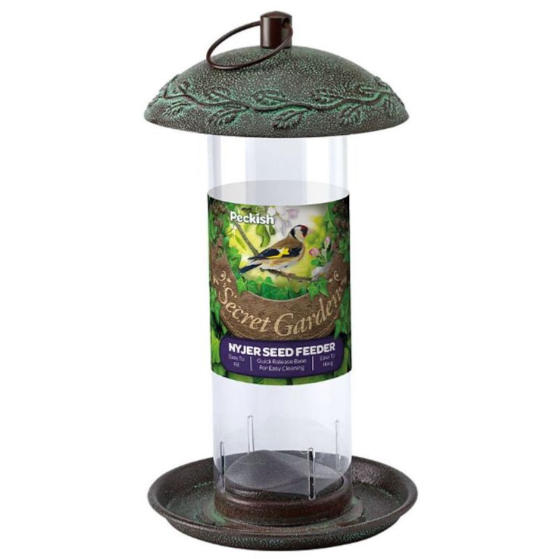 Peckish  Wild Bird Feeding  Secret Garden Niger (Nyger/Nyjer) Seed Feeder